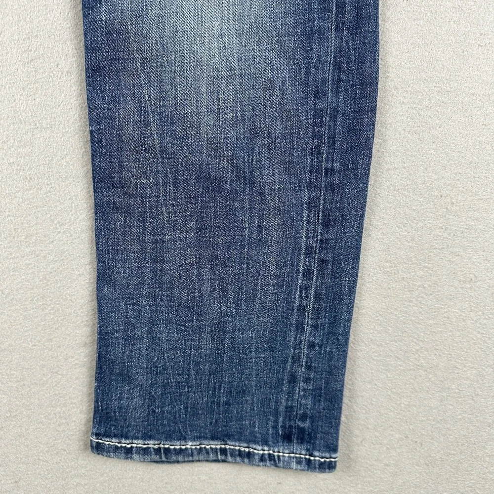 BKE Jake Straight Jeans Men's 32x30 Blue Denim Dark Wash Stretch Mid Rise